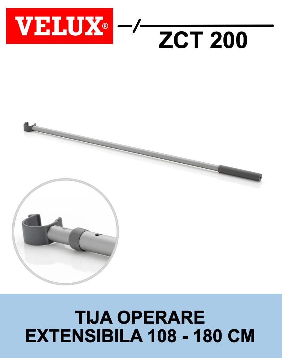 Tijă Telescopică Velux ZCT 200 | Deposib